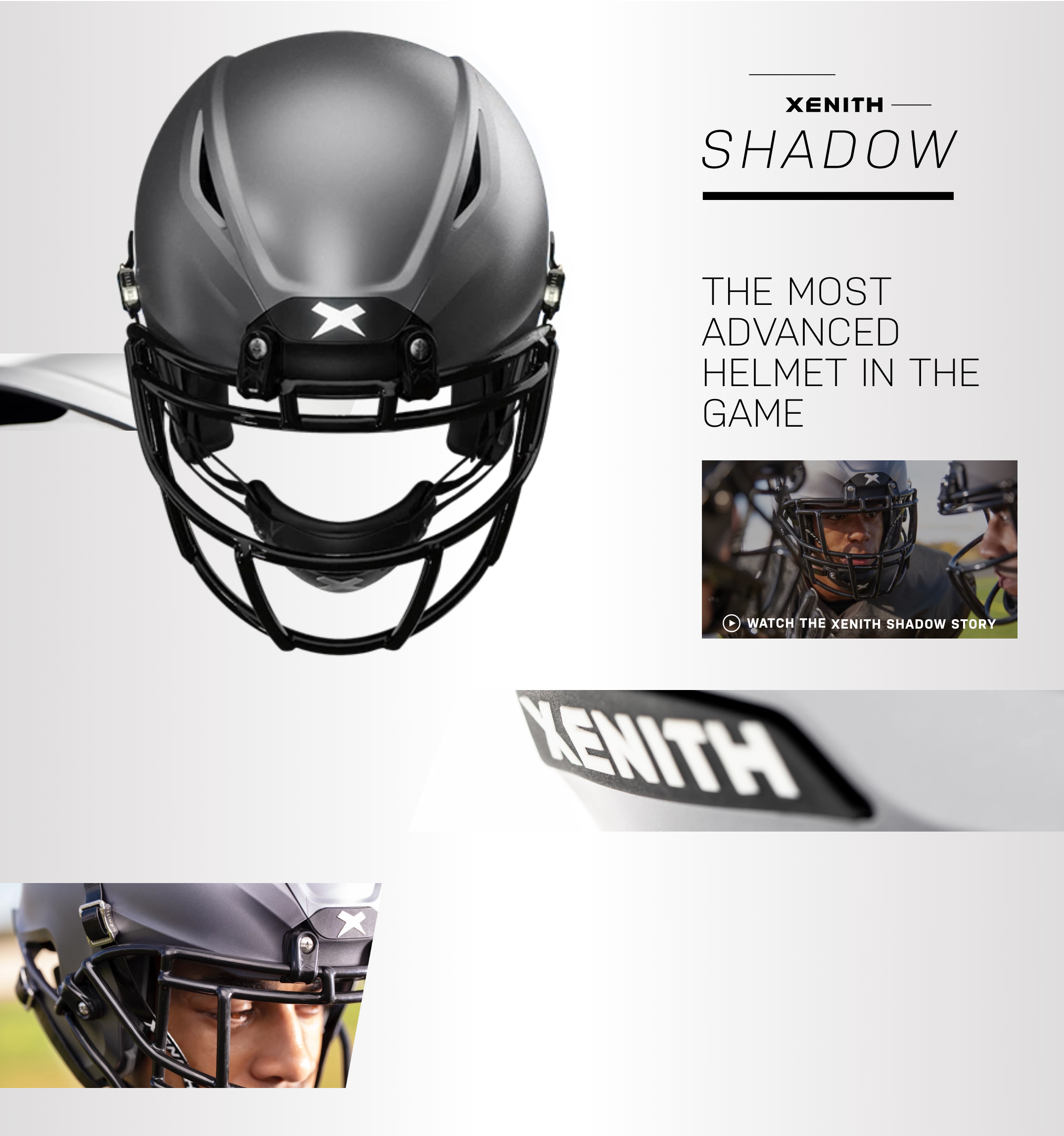 Xenith Shadow Microsite Landing Page